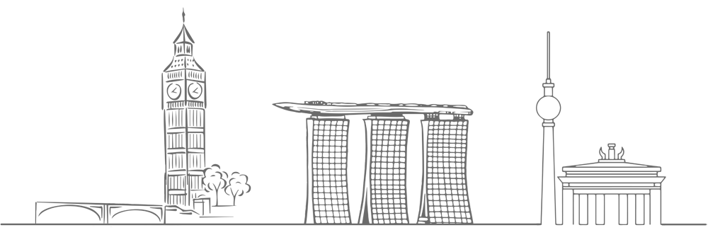 London, Singapore, Berlin